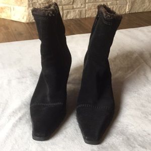Stuart Weitzman Suede Ankle Boots